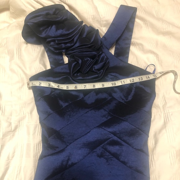 Juniors sz 2 blue dress - Picture 4 of 6